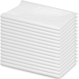 Colarr 15 Pieces Dust Collector Bags 39.37 x 31.5 Inch Replacement Plastic Clear Dust Collectors Bag 70 Gallon for Woodworking Dust Collector