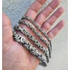 Soul-Cats® Byzantine Chain Stainless Steel Necklace with or without Bracelet