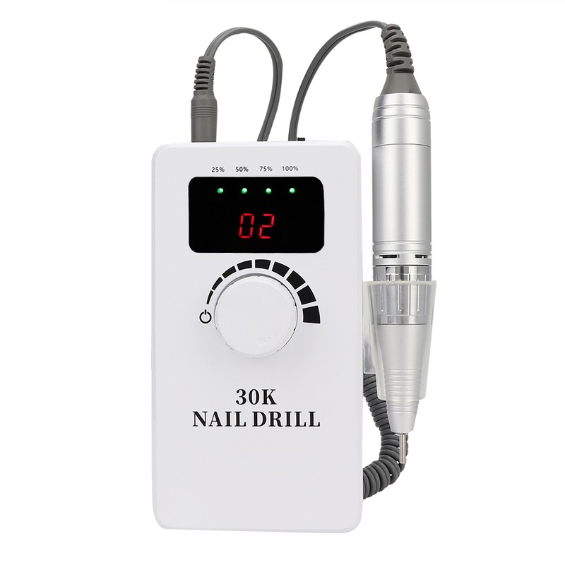 30000RPM Portable Nail Drill Machine Electric Nail Grinding Buffing Polisher