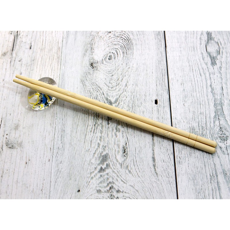 Craftman's House Glass Chopsticks Rest (Morning Glory)