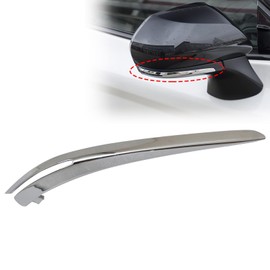 SecosAutoparts Front Right Side Rearview Mirror Molding Trim Chrome Compatible with Toyota Camry 2019 2020 2021 2022 2023