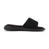 CUSHIONAIRE Women's Eva Memory Foam slide Sandal with +Comfort, Black