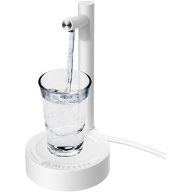 Water Dispenser for 5 Gallon Bottle, Electric Water Jug Pump USB Charging, Portable Desktop Water Bottle Dispenser for for Universal 5 Gallon Bottle (white2)