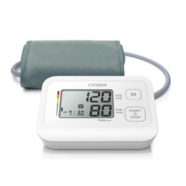 Citizen CHU305 Home Digital Blood Pressure Monitor with Wide Cuff (22-42cm) Large LCD Display Hypertension Display