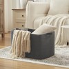 OIASKET 95L Large Blanket Basket, Blanket Storage Living Room, Rectangle