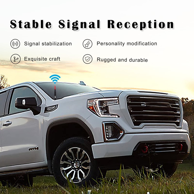 1 Pack Car Bullet Antenna, for GM Chevy Silverado 1500