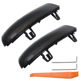 Hoypeyfiy 2PCS 1K0949101 Dynamic Turn Signal Light Replacement for Golf 5 Variant GTI MK5 EOS Jetta Passat Prefacelift R36 Sharan Skoda Superb B5 Replaces 1K0949102