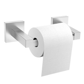 Toilet Paper Holder Wall Mount, Brushed Nickel Paper Towel Holder Double Base Large Stainless Steel Bathroom Toilet Tissue Roll Holder, Commercial Toilet Paper Dispenser