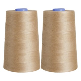 Connecting Threads 100% Cotton Essential Thread 5000 Yard Cone Set of 2 (Fawn)
