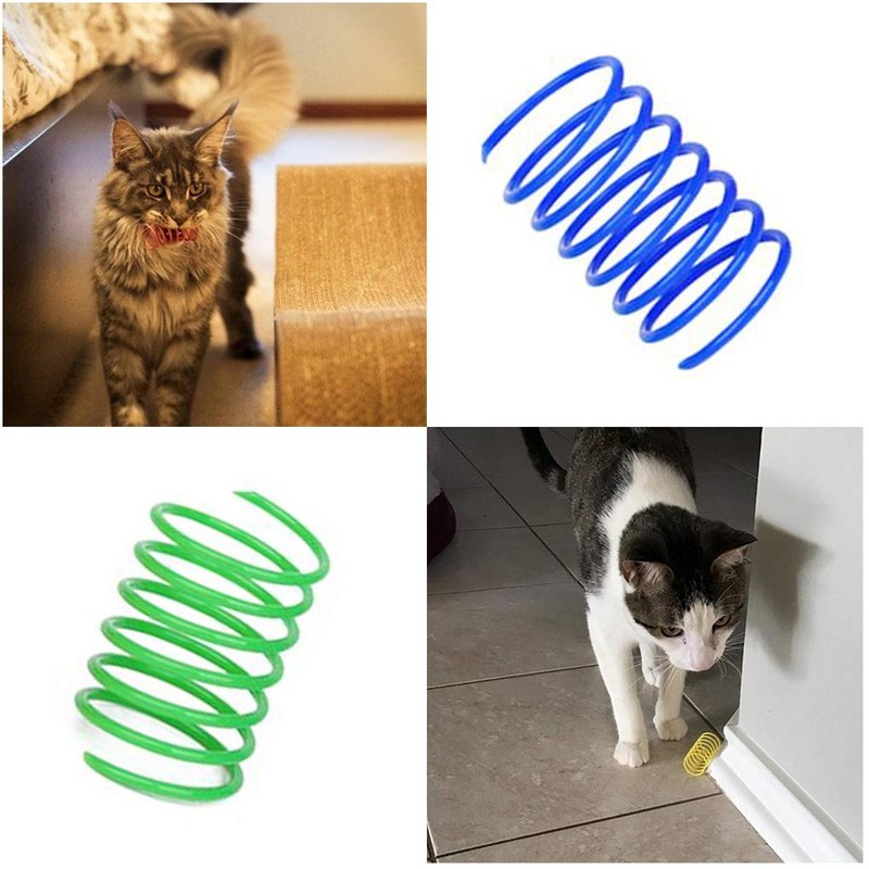 Andiker Interactive Cat Spiral Creative Spring Toy to Kill Time