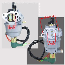 REMEDART P27-1D Carburetor Fits for Champion 100165 41537 7000 7500 8000 for Predator 6500 8750 for Generac GP5500 GP9200 420cc 439cc 459cc Powered for Huayi Manual Choke Generator with spark plug