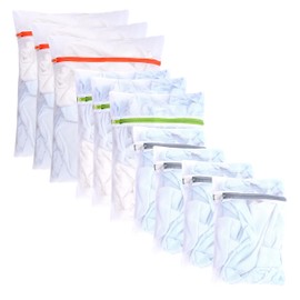 Everhomely® 100x Premium Laundry Net Set - Net for Washing Machine Laundry Bag in Various Sizes - Wash Bag & Laundry Bag with Zip
