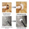 Pack of 10 Plastic Pipe Covers, Heater Pipe Decor Buckle,