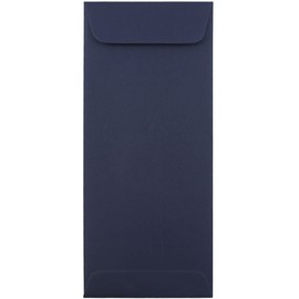 JAM PAPER #10 Policy Business Premium Envelopes - 4 1/8 x 9 1/2 - Navy Blue - 100/Pack