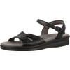 SAS Duo Adjustable Comfort Sandal Black 8.5 M (M) (B)