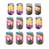 24 Pcs Summer Seaside Press on Nails Medium Square,YIHONGYAN Fake