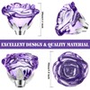 Youyole 10 Pcs Dresser Crystal Knobs 30mm Glass Pull for