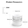 HOTUT Airless Pump Dispenser, 1 Piece 15 ml Cream Pump
