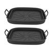 2 PCS Fryer Silicone Basket Nonstick Silicone Pot Fryer Liners