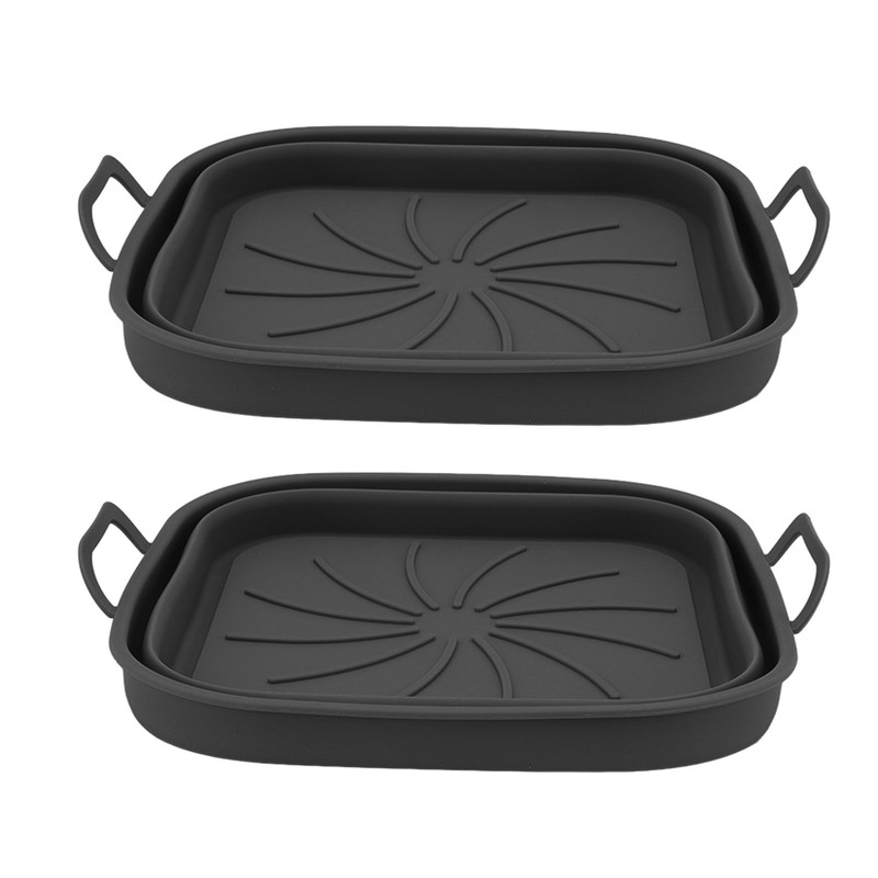 2 PCS Fryer Silicone Basket Nonstick Silicone Pot Fryer Liners