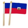 Haiti Stick Flag, Haitian Small Mini Hand Held Flags, Small