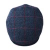 FEINION Gorro plano de lana de tweed Newsboy Ivy Gatsby