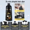YOURTONE Tinte para El Cabello Negro Natural Champú Instantáneo y