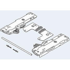 Blum BT60L7570.D Tip-On for Mount Drawer Set
