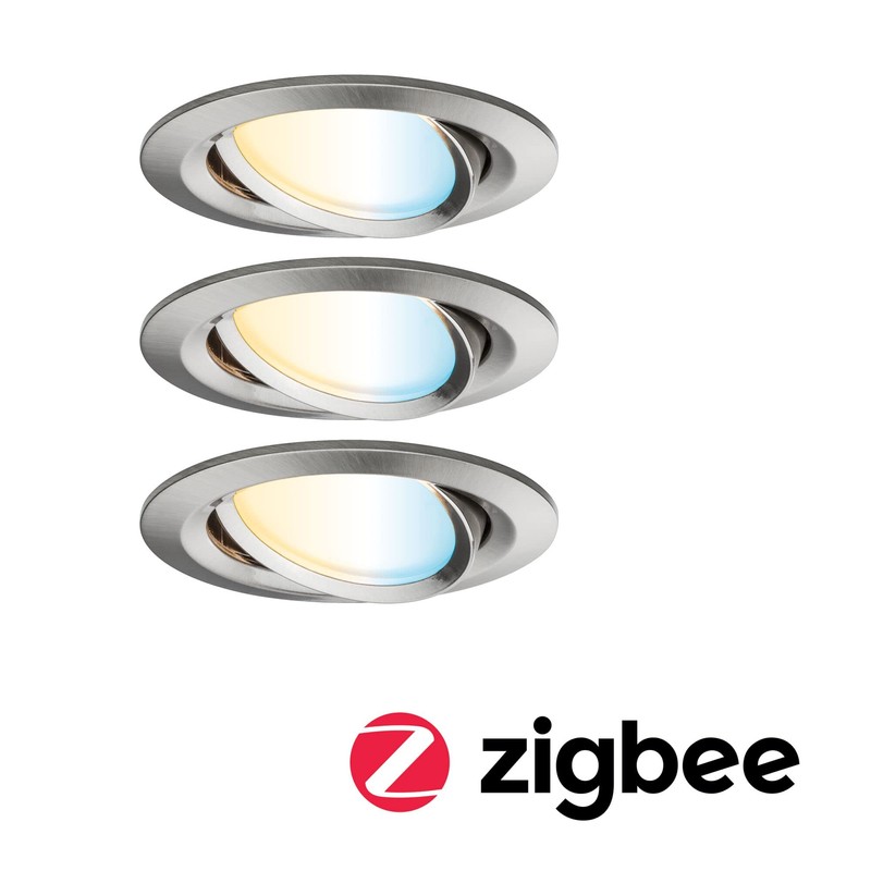 Paulmann 92962 SmartHome Zigbee Recessed Light Set LED Coin Nova