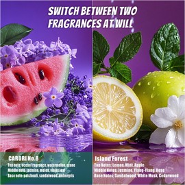 CARORI Home Fragrance Air Odor Eliminator Gel, Air Freshener Made with Essential Oils, Deodorizer in Bathrooms, Cars, Boats, RVs, Office,Holiday for Family and Friends,3.53oz-2Pcs