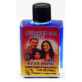 12 Pieces BRYBRADAN Stay Home Oil/QUEDATE EN CASA ACEITE 1/2 FL OZ 14.7ML