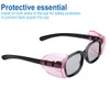 2 Pairs Glasses Side Shields,Slip on Side Shields, Fits Small