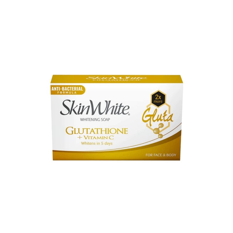 SkinWhite Whitening Glutathione + Vitamin C Soap 90g whitens in