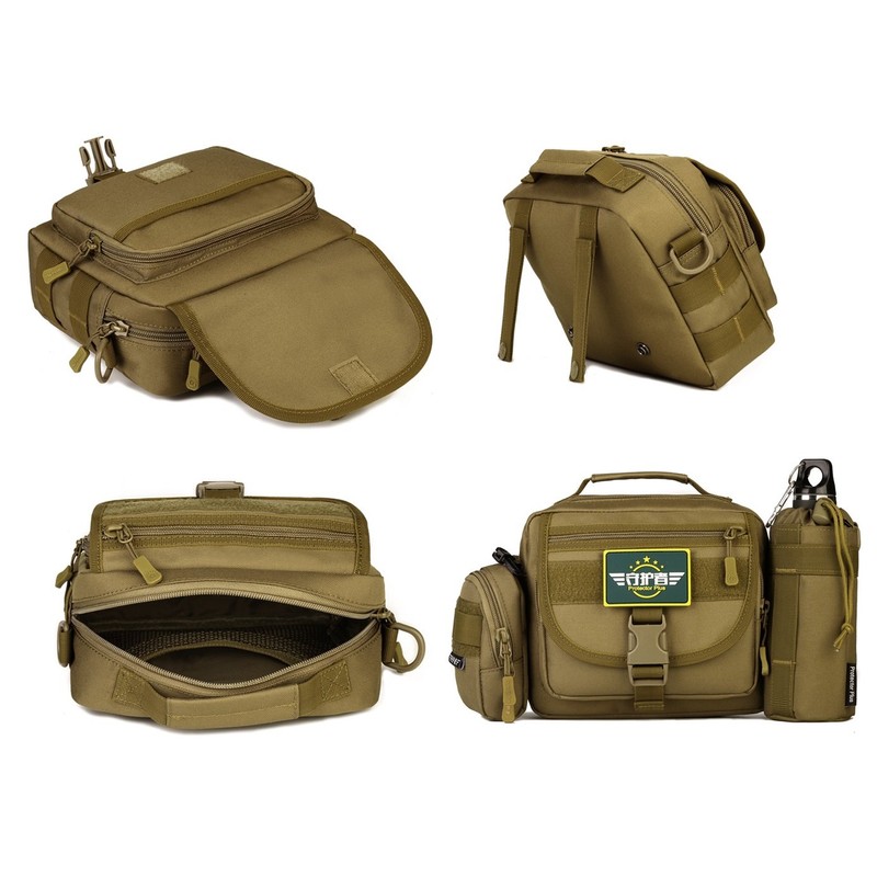 PHOENIX IKKI Dual Purpose Molle Compatible Bag, 6 Colors, Camouflage,