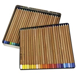 Koh-I-Noor Gioconda Soft Pastel Pencil Set, 48/Each Packed in Tin, Assorted Colored Pencils (FA8828.48)