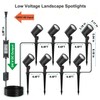 ZYAN 8 Pack 36W Smart Landscape Lights, RGBW Color Changing
