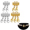 4 Pieces Necklace Layering Clasps, Magnetic Layered Necklace Clasps Necklace,Magnetic