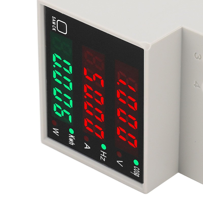 Jeffergarden Electric Meter Monitor AC 80-300V 0-100A Digital Power Meter