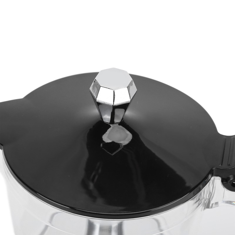 6 Cups Stainless Steel Coffee Pot Italian Octagonal Household Brewing