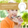 Kisangel 10Holes Harmonica Neck Holder Metal Frame Harp Rack for