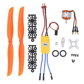 RC Electronic Speed Controller High Power A2212 1400KV Brushless Motor with 30A ESC, 8060 Propeller, Ideal for RC Airplane Quadcopter