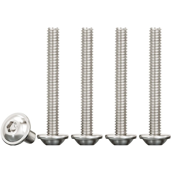 Drenky Flanged Button Head Screws & Bolts M4 X 40mm