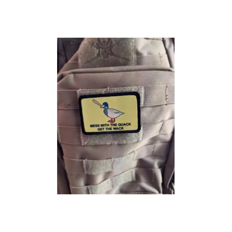 Mess with the quack get the wack Gadsden flag duck