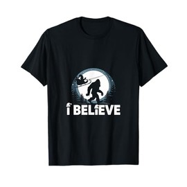 Funny Bigfoot I Believe Sasquatch Christmas T-Shirt