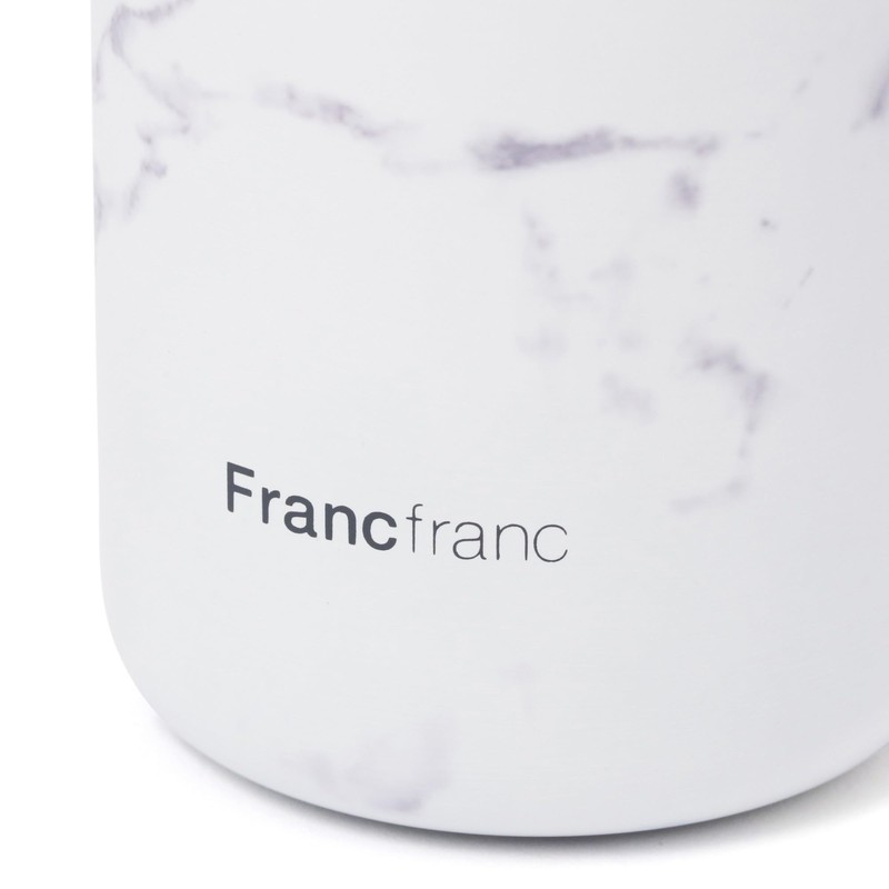 Francfranc One-Touch Stainless Steel Bottle, 16.2 fl oz (480 ml),