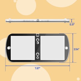 Ristow RV LED Interior Lights 12-18V Dimmable Ceiling Light 6W, Camper Lighting with 4 Colors for RV/Trailer/Camper/Boat, Warm White Light/Natural White/Cool White Light/Blue 4000-4500K, 700LM