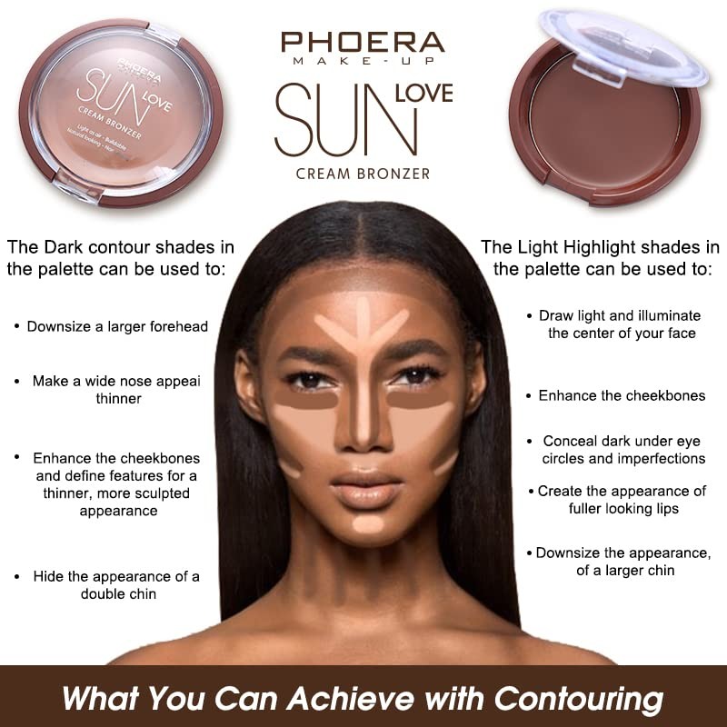 Phoera Blendable cream bronzer sun love cream natural looking matte