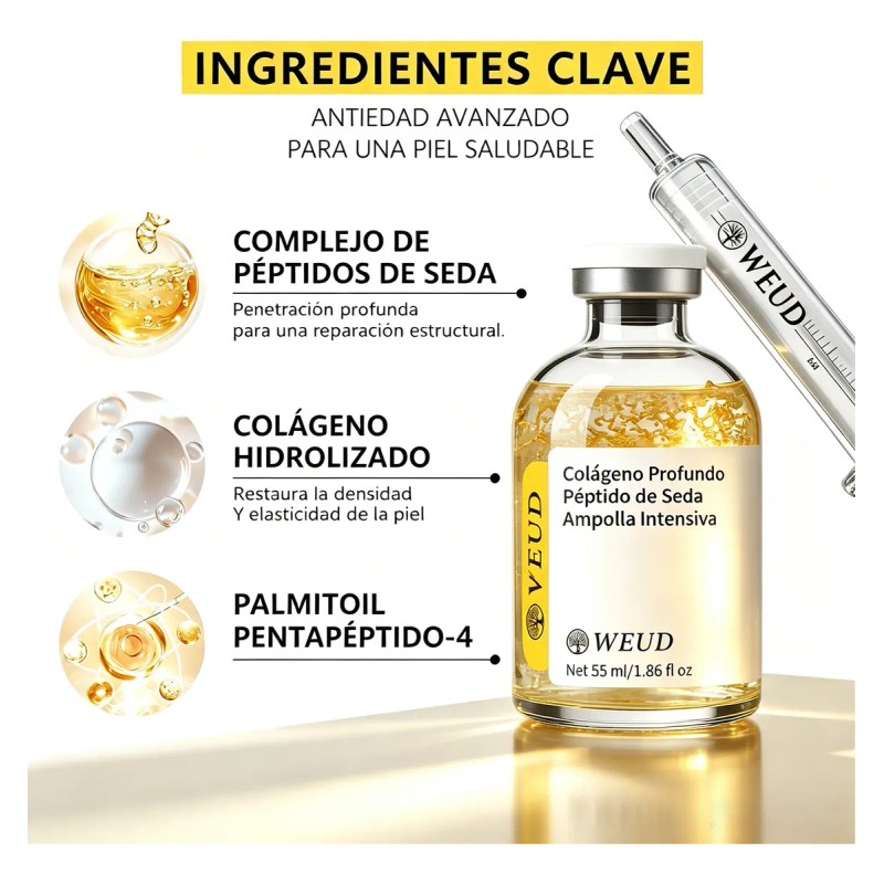 Weud Sérum Ultra 30 Péptidos Antiarrugas Colágeno Cara 55ml