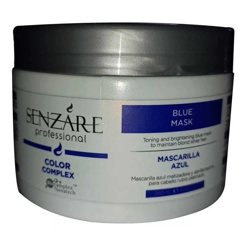 Senzare Mascarilla Matizadora Azul + Shampoo Matizador
