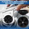 Garbage Disposal Splash Guard Collar Sink Baffle, Food Waste Disposer